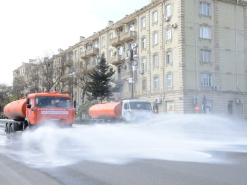 Sabah Bakıda gücləndirilmiş dezinfeksiya işləri aparılacaq