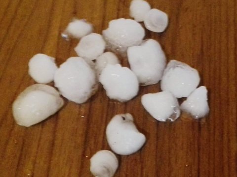 Daşkəsənə güclü dolu yağıb - VİDEO