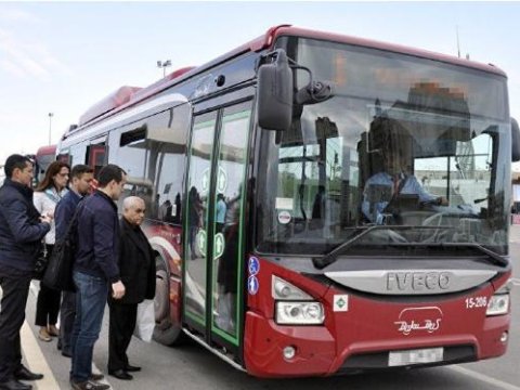 Maska taxmayanlar avtobuslara buraxılmayacaq!