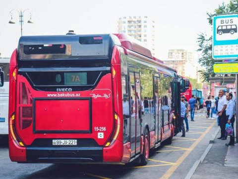 Sərt karantin günlərində 40 avtobus xəttə buraxılıb - Rəsmi