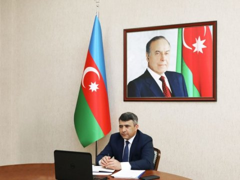 İnam Kərimov aqro-ərzaq mövzusunda onlayn görüşə qatıldı