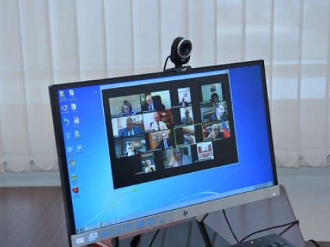 Dostluq qrupları onlayn görüşdü - FOTO