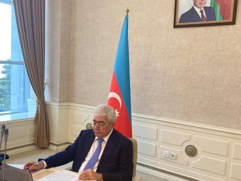 Ağalar Vəliyev Sloveniyalı həmkarı ilə müzakirələr apardı - FOTO