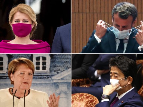 Maska taxan və taxmayan dünya liderləri - FOTO