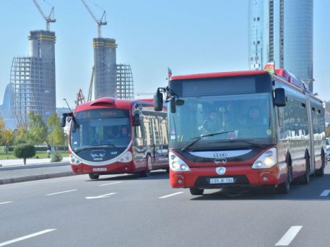 16 şəhər və rayonda iki günlük ictimai nəqliyyatın fəaliyyəti dayandırılır
