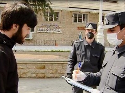 Karantini pozan 4 nəfər həbs edildi