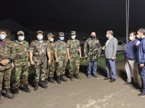 Gəncədə yağan güclü yağışın səbəb olduğu fəsadlar aradan qaldırılır