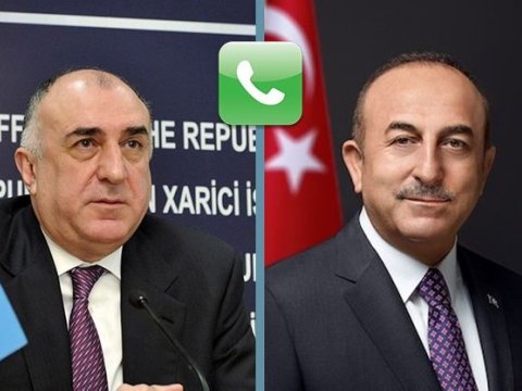Elmar Məmmədyarov türkiyəli həmkarı ilə telefonla DANIŞDI