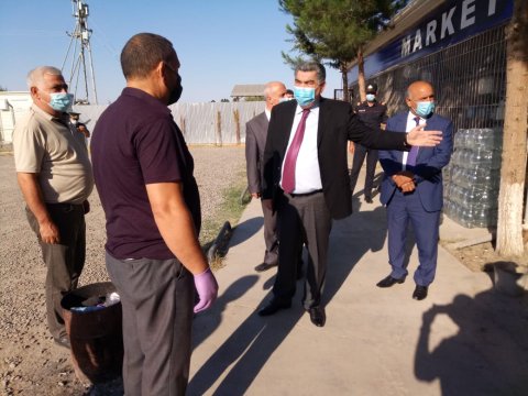 Hacıqabulda xüsusi karantin rejimi ilə bağlı növbəti reyd keçirilib - FOTO