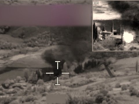 Ordumuz ermənilərin daha bir sıra mövqelərini məhv etdi - VİDEO