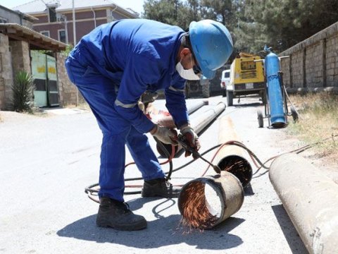 Bakıda 6 ayı ərzində 584 kilometrlik yeni qaz kəmərləri çəkilib
