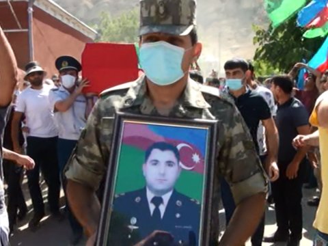 Şəhid mayor Namiq Əhmədov dəfn olunub