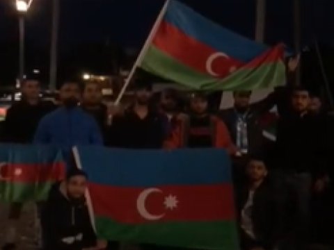 İsveç azərbaycanlıları Stokholmu yatmağa qoymadılar! - VIDEO