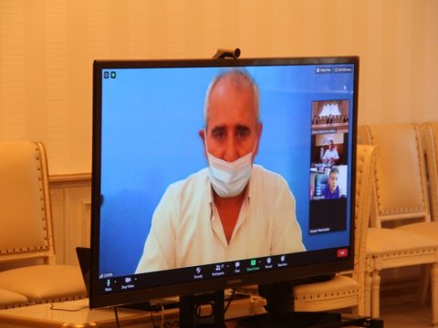 Niyazi Bayramov vətəndaşlarla onlayn görüş keçirib - FOTO