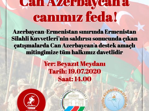 İstanbulda Azərbaycana dəstək mitinqi keçiriləcək