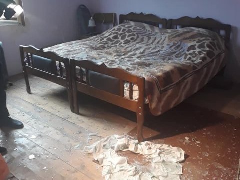 Tovuzda ermənilərin atəşləri nəticəsində dağılan evlər - FOTOLAR
