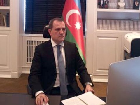 Ceyhun Bayramov Xarici işlər naziri kimi ilk iclasa QATILDI