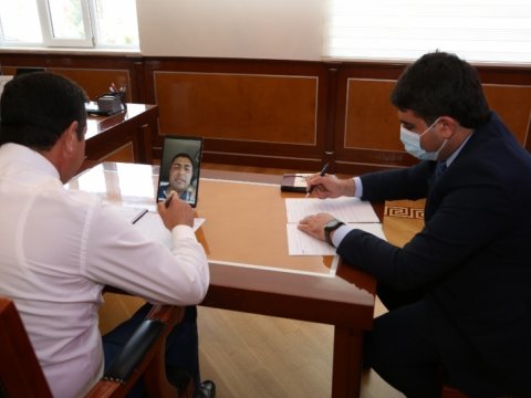Mahir Abbaszadə seçicilərlə növbəti videoqəbul keçirib