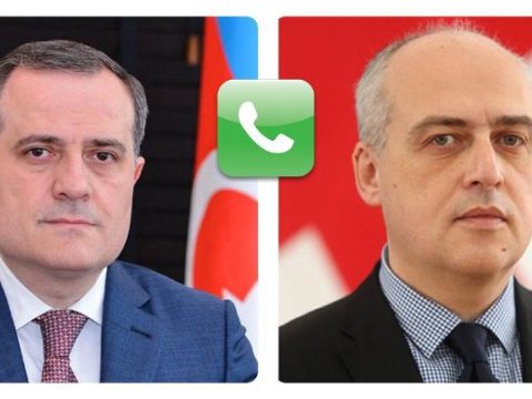 Azərbaycan və Gürcüstanın XİN başçılarının telefon danışığı olub