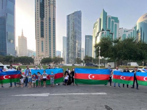 Qətərdə Ermənistan əleyhinə yürüş 
