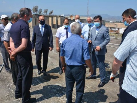 Gəncədə yağan yağışlar fəsadlara yol açıb - FOTO