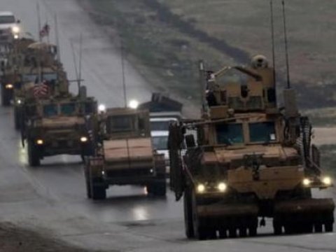 ABŞ ordusu ilə rus hərbi konvoyu üz-üzə - SURİYADA