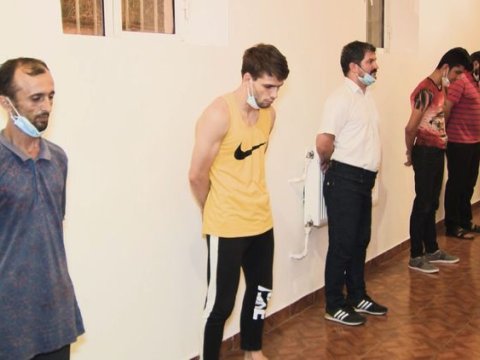 Orduya dəstək yürüşündə ictimai qaydanı pozanlar həbs edildi - FOTOLAR