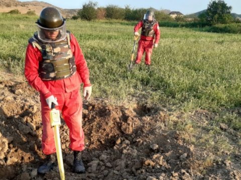 ANAMA Tovuzda yenə top mərmiləri aşkarladı