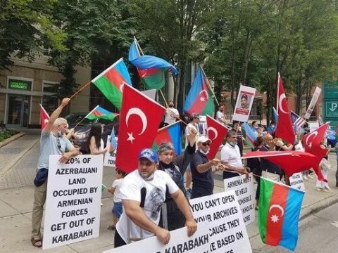 Çikaqoda Tovuzla bağlı silsilə aksiyalar başladı – Foto