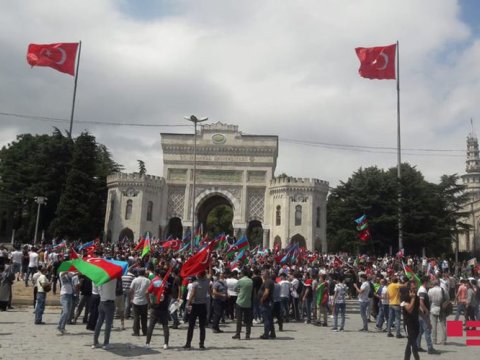 Türkiyədə Azərbaycana dəstək məqsədli mitinq keçirilir 