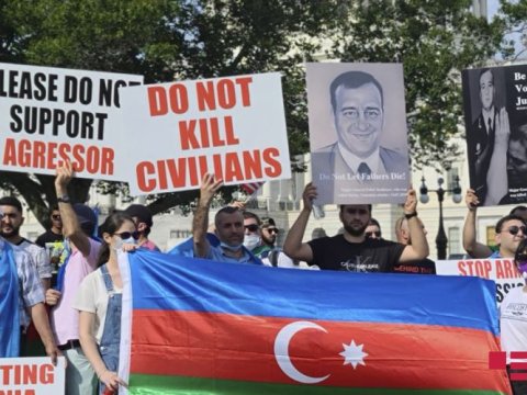 Vaşinqtonda Azərbaycan Ordusuna dəstək aksiyası