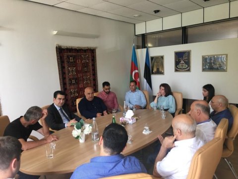 Estoniyada Azərbaycan diasporunun nümayəndələri ilə görüş keçirildi