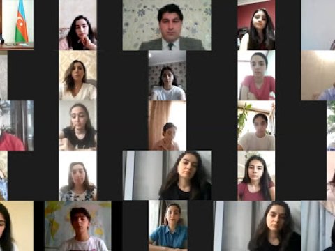 Diaspor Könüllüləri ilə videokonfrans keçirilib