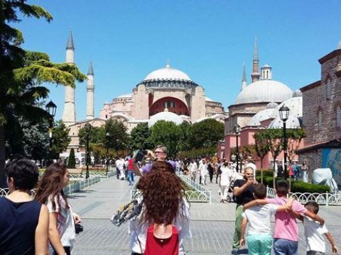 Ayasofyada 86 ildən sonra ilk namaz qılındı