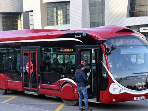14 şəhər və rayonda ictimai nəqliyyatın hərəkəti 2 günlük dayandırıldı