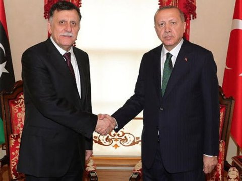 Ərdoğan Liviyanın Baş nazirini qəbul edib