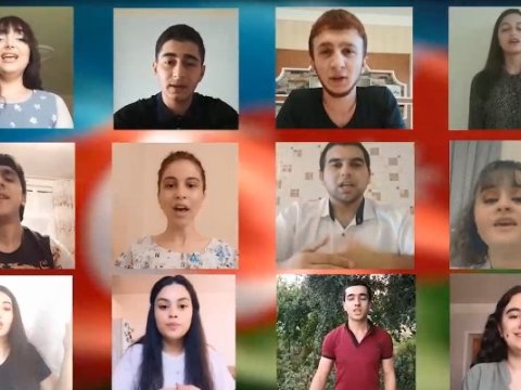 Gömrük Akademiyasının məzunları onlayn kompozisiya təqdim etdi
