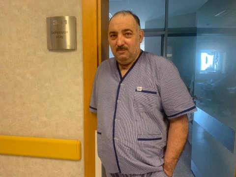 Virusdan sağalan Bəhram Bağırzadənin xəstəxanadan FOTOLARI