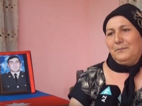 Şəhid Nazim İsmayılovun anasına vədi - Video