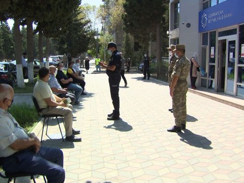 Sumqayıtda reyd: Karantin qaydalarını pozanlar cərimələndi