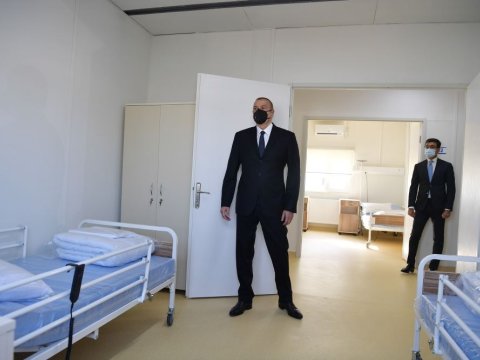 Prezident Qobustanda açılışda iştirak etdi