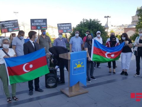 Sivasda Azərbaycana dəstək aksiyası keçirildi