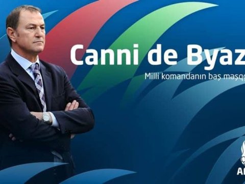 Canni De Byazi rəsmən Azərbaycan millisinin baş məşqçisi oldu 
