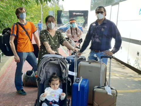 Gürcüstandakı səfirliyimiz vətəndaşların təxliyəsini davam etdirir