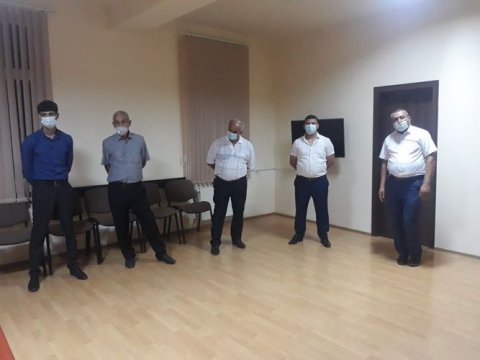 Gəncədə evdə nişan mərasimi edənlər saxlanılıb - FOTO