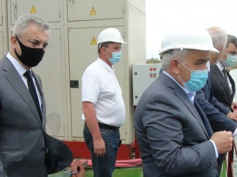 İmişlidəki göllərdən Baş Muğan kanalına su vurulmasına başlanılıb - FOTO