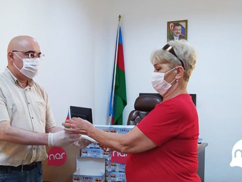 “Nar” eşitmə məhdudiyyətli insanları tibbi-gigiyenik vasitələrlə təmin edib