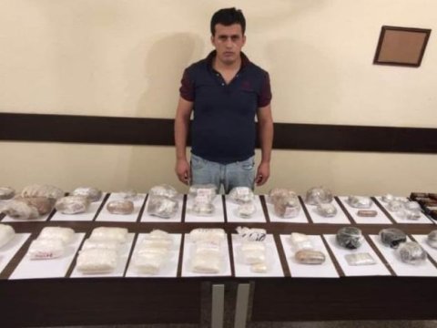 Avtomobildən 23 kiloqram narkotik vasitə aşkarlandı