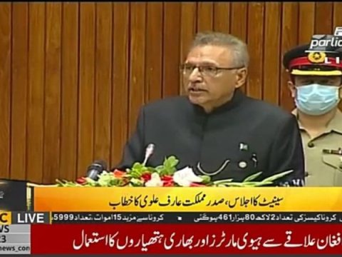 Pakistan Prezidenti Qarabağda törədilən soyqırımıdan danışıb