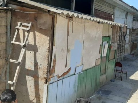 Mingəçevirdə məcburi köçkünlərin yaşadığı ərazidə sürüşmə olub